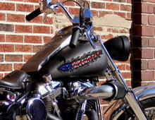 Load image into Gallery viewer, US Flag Ripped Metal Motorcycle decals Wrap, Racing Bike Vinyl, US Pride Sport Bike decor,