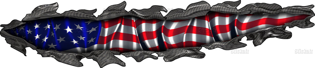 US Flag Crotch Rocket Wrap, Amirian flags Bike Vinyl, USA Chopper Graphics, 3D Graphics of a Motorcycle sticker