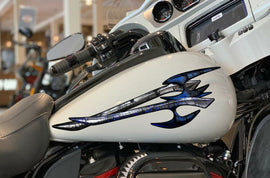 Tribal racing bike vinyl sticker, Super crotch rocket wrap, Tribal crotch rocket decal, Chopper vinyl graphics, Crotch rocket side design