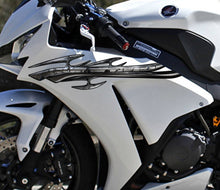 Load image into Gallery viewer, Tribal Bike Sticker, Bike Vinyl Wrap, Tribal Bike Design, Racing Stripes Sticker Crotch Rocket Graphics, Tribal Motorcycle Decal