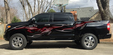 Load image into Gallery viewer, Tribal street racing truck vinyl side wrap, Full color tribal car vinyl graphics, Tribal truck decal, Tribal car sticker, Car side design