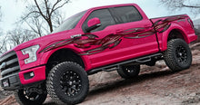 Load image into Gallery viewer, Tribal truck vinyl decal, Tribal truck full color vinyl, Tribal car vinyl side sticker, Tribal street racing graphics, Truck vinyl wrap