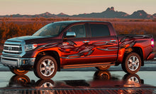 Load image into Gallery viewer, Tribal truck vinyl decal, Tribal truck full color vinyl, Tribal car vinyl side sticker, Tribal street racing graphics, Truck vinyl wrap
