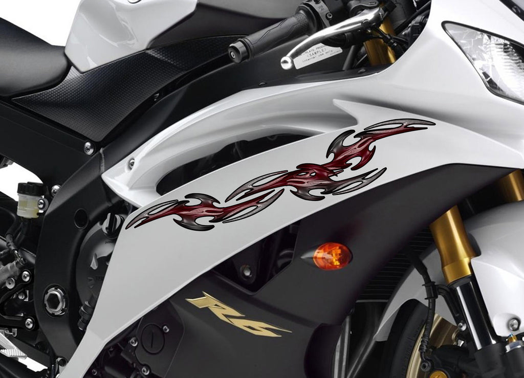 Tribal bike vinyl sticker, Tribal bike decal, Crotch rocket vinyl wrap, Tribal chopper vinyl graphics, Tribal Crotch rocket side design