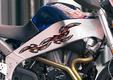 Load image into Gallery viewer, Tribal bike vinyl sticker, Tribal bike decal, Crotch rocket vinyl wrap, Tribal chopper vinyl graphics, Tribal Crotch rocket side design