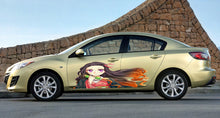Load image into Gallery viewer, Anime Girl Car Sticker, Anime Car Vinyl Decal, Anime Car Wrap, One Piece Car Decal, Manga decal, Large Vehicle Graphics, Anime Girl Car Wrap