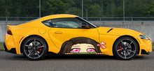 Load image into Gallery viewer, Anime Car Vinyl Decal, Anime Girl Car Sticker, Racing car decal, Anime Car Wrap, Manga decal, Large Vehicle Graphics, Anime Girl Car Wrap