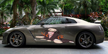 Load image into Gallery viewer, Anime Girl Car Wrap, Anime Car Vinyl Decal, Anime Girl Car Sticker, Racing car decal, Anime Car Wrap, Manga decal, Anime Girl Car Design