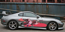 Load image into Gallery viewer, Anime Car Vinyl Sticker, Anime Girl Tattoo Car, Manga Car Vinyl Graphics, Anime Car Stickers, Japanese Car Decals, Large Vehicle Graphics