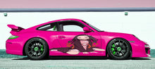 Load image into Gallery viewer, Anime Girl Car Wrap, Anime Car Sticker, Manga Car Vinyl Graphics, Anime Car Stickers, Japanese Car Decals, Japanese Anime Vehicle Livery