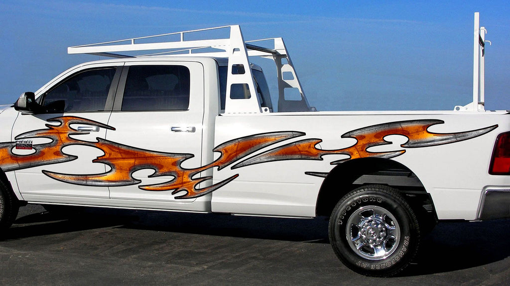 Tribal Truck Wrap, Tribal Truck Graphics, Tribal Truck Side Full Color Vinyl Sticker, Tribal Truck Vinyl Side Graphics, Tribal Car Sticker