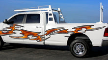Load image into Gallery viewer, Tribal Truck Wrap, Tribal Truck Graphics, Tribal Truck Side Full Color Vinyl Sticker, Tribal Truck Vinyl Side Graphics, Tribal Car Sticker