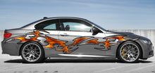 Load image into Gallery viewer, 3D Tribal Car Wrap, Tribal Car Decal, 3D Tribal Car Sticker, 3D Tribal Car Graphics, 3D Tribal Racing Stripes Vinyl Decal