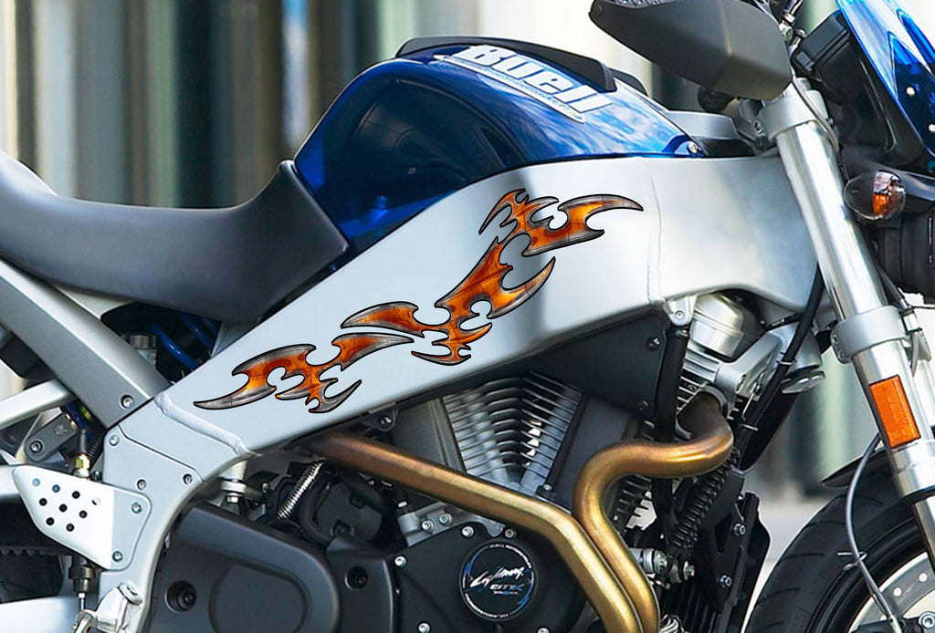 Tribal Bike Vinyl Graphics, Tribal Bike Sticker, Tribal Bike Decal, Dirt Bike Full Color Vinyl Sticker, Tribal Sport Bike Vinyl Graphics