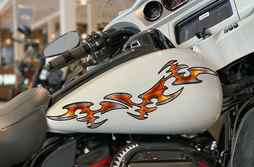 Tribal Bike Vinyl Graphics, Tribal Bike Sticker, Dirt Bike Full Color Vinyl Sticker Tribal Sport Bike Decal Graphics, Tribal Bike Wrap