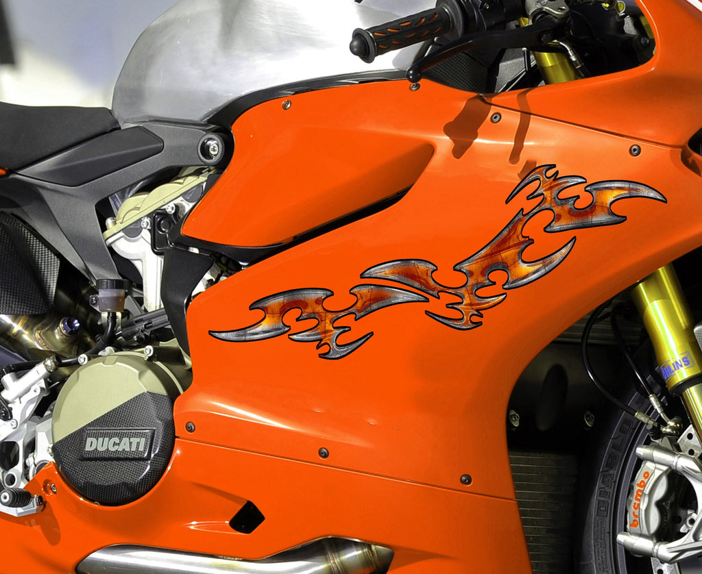 Tribal Bike Vinyl Graphics, Tribal Bike Sticker, Dirt Bike Full Color Vinyl Sticker Tribal Sport Bike Decal Graphics, Tribal Bike Wrap