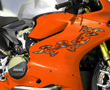 Load image into Gallery viewer, Tribal Bike Vinyl Graphics, Tribal Bike Sticker, Dirt Bike Full Color Vinyl Sticker Tribal Sport Bike Decal Graphics, Tribal Bike Wrap