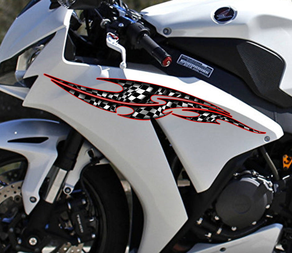 3D Tribal Bike Vinyl Graphics, Tribal Bike Sticker, Dirt Bike Tribal Sticker, Sport Bike Tribal Graphics