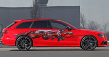 Load image into Gallery viewer, Dragons Car Wrap, Dragons Car Vinyl Decal, Lizard Car Vinyl Sticker, 3D Dragon Full Color Car Side Graphics, Lizard Car Side Design