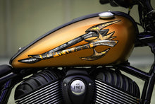 Load image into Gallery viewer, Copy of 3D Tribal Bike Vinyl Graphics, Tribal Bike Sticker, Dirt Bike Tribal Sticker, Sport Bike Tribal Graphics, 3D Tribal Motorcycle Decal
