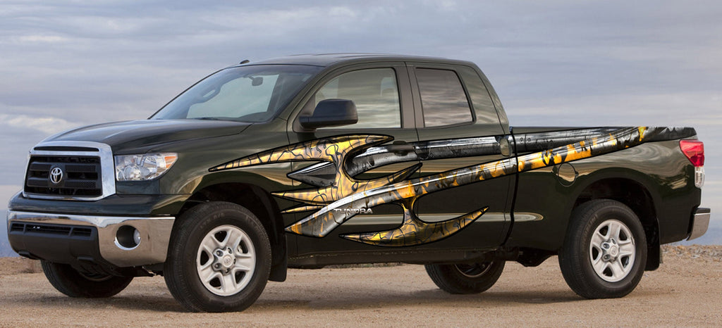 Truck Carbon Fiber Tribal Sticker, Carbon Fiber Truck Side Graphics, Carbon Fiber Truck Sticker, Truck Carbon Fiber Tribal Decal