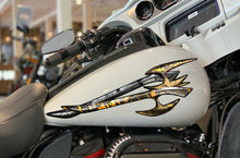 Load image into Gallery viewer, Tribal Bike Vinyl Decal, 3D Tribal Dirt Bike Full Color Sticker, Tribal Sport Bike Decals, Chopper Tribal Vinyl, Tribal Racing Bike Design