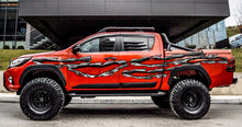 Load image into Gallery viewer, Ripped Metal Truck Wrap, Ripped Metal Truck Graphics, Ripped Metal Truck Side Full Color Vinyl Sticker, Ripped Metal Car Sticker