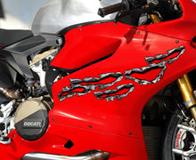 Load image into Gallery viewer, Ripped Metal Bike Vinyl Graphics, Ripped Metal Bike Sticker, Ripped Metal Dirt Bike Color Sticker, Ripped Metal Sport Bike Graphics