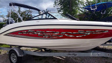 Load image into Gallery viewer, Ripped Metal Boat Vinyl Sticker, Ripped Metal Yacht Graphics, Ripped Metal Full Color Boat Vinyl Design, Ripped Metal Boat Wrap