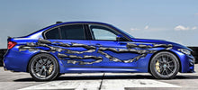 Load image into Gallery viewer, 3D Ripped Metal Car Wrap, Ripped Metal Car Graphics, Ripped Metal Full Color Car Vinyl Decal, Car Side Wrap, Ripped Metal Car Side Sticker