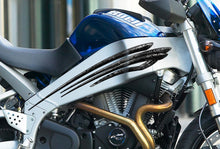 Load image into Gallery viewer, Tribal bike vinyl decal, Super crotch rocket wrap, Tribal crotch rocket sticker, Chopper vinyl graphics, Crotch rocket side design