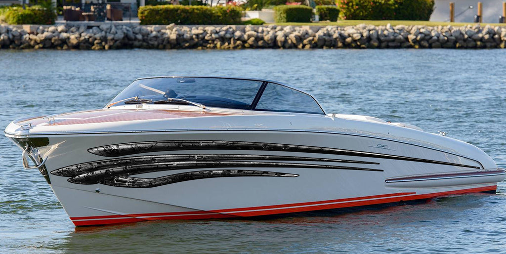 3D Racing Stripes Boat Decal – Vinyl Marine Graphics for Speedboats, Jet Skis, Trailers | Waterproof Racing Stripe Sticker