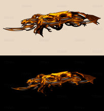 Load image into Gallery viewer, Golden Dragon Car Wrap, Tribal Dragon Car Decal, Tribal Dragon Car Sticker, Dragon Car Graphics, Tribal Dragon Racing Stripes Vinyl Decal