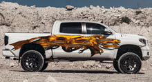 Load image into Gallery viewer, Golden Dragon Car Side Graphics, Tribal Dragon Car Vinyl, Tribal Dragon Truck Decal, Golden Dragon Truck Sticker, Tribal Dragon Full Color