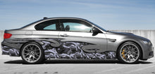 Load image into Gallery viewer, 3D Tribal Dragon Car Wrap, Tribal Dragon Car Decal, 3D Tribal Dragon Car Sticker, Tribal Dragon Car Graphics, Dragon Car Side Design