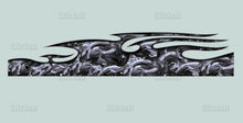 Load image into Gallery viewer, 3D Tribal Dragon Boat Decal, 3D Tribal Dragon Boat Wrap, Tribal Dragon Boat Vinyl, Tribal Dragon Boat Graphics, Tribal Dragon Jet ski Decal