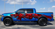 Load image into Gallery viewer, Red Dragon Full Color Truck Side Graphics, Tribal Dragon 3D Truck Vinyl, Tribal Dragon Truck Vinyl, Tribal Dragon Truck Decal