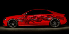 Load image into Gallery viewer, Red Tribal Dragon Car Wrap, Tribal Dragon Car Decal, 3D Tribal Dragon Car Sticker, Tribal Dragon Car Graphics