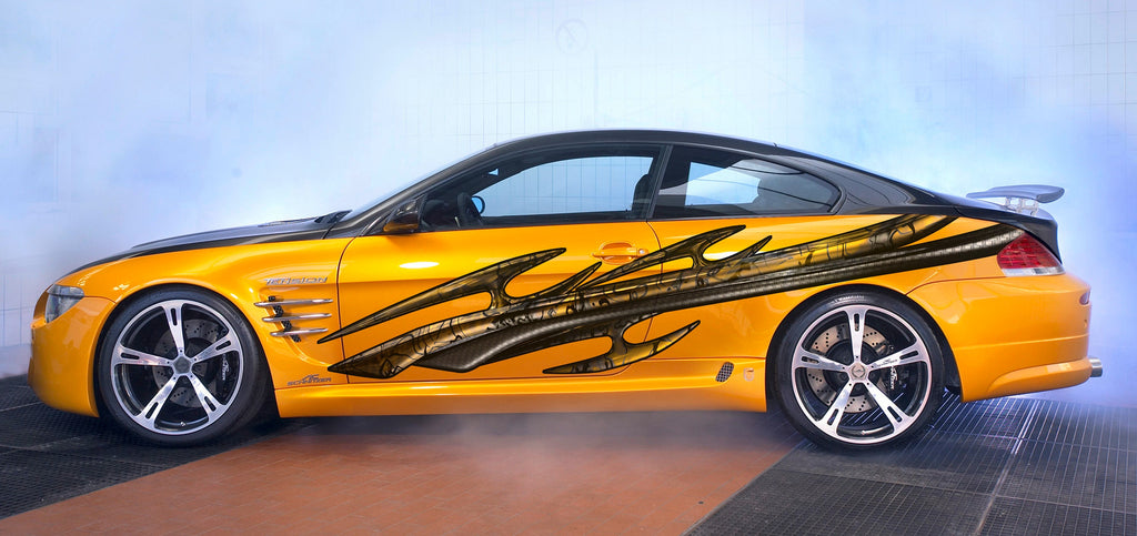 Tribal Car Wrap, 3D Tribal Car Graphics, 3D Tribal Racing Stripes Vinyl Decal, Tribal Car Wrap, Tribal Car Vinyl, 3D Tribal Car Sticker