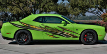Load image into Gallery viewer, Tribal Car Wrap, 3D Tribal Car Graphics, 3D Tribal Racing Stripes Vinyl Decal, Tribal Car Wrap, Tribal Car Vinyl, 3D Tribal Car Sticker
