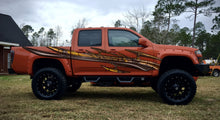 Load image into Gallery viewer, Tribal Truck Decal – Carbon Fiber Car Sticker – Durable Peel and Stick Graphic for Pickup, SUV, Jeep, or Off-Road Vehicle Customization