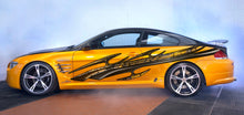 Load image into Gallery viewer, 3D Tribal Car Sticker, 3D Tribal Car Graphics, 3D Tribal Racing Stripes Vinyl Decal, 3D Tribal Carbon Fiber Car Wrap