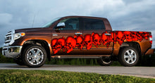 Load image into Gallery viewer, Skulls Truck Wrap, Skulls Truck Graphics, Skulls Truck Side Full Color Vinyl Sticker, Skulls Truck Vinyl Side Graphics, Skulls Car Sticker