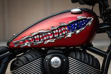 Load image into Gallery viewer, American Flag Bike Decal, US flag Racing Bike Motorcycle Wrap, US Flag Sport Bike Vinyl Sticker, US flag Bike Graphics Sticker