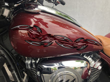 Load image into Gallery viewer, Tribal bike vinyl sticker, Tribal bike decal, Crotch rocket vinyl wrap, Tribal chopper vinyl graphics, Tribal Crotch rocket side design