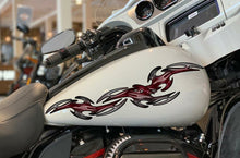 Load image into Gallery viewer, Tribal bike vinyl sticker, Tribal bike decal, Crotch rocket vinyl wrap, Tribal chopper vinyl graphics, Tribal Crotch rocket side design