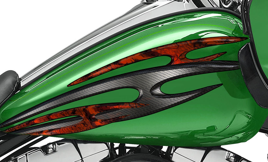 Tribal Bike Sticker, Tribal Bike Decal, Dirt Bike Full Color Vinyl Sticker, Tribal Sport Bike Vinyl Graphics