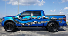 Load image into Gallery viewer, Ripped Metal Truck Vinyl Decal, Ripped Metal Car Side Graphics, Ripped Metal Full Color Truck Vinyl Design, 3D Ripped Metal Car Wrap