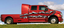 Load image into Gallery viewer, Ripped Metal Truck Vinyl Decal, Ripped Metal Car Side Graphics, Ripped Metal Full Color Truck Vinyl Design, 3D Ripped Metal Car Wrap