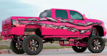 Load image into Gallery viewer, Ripped Metal Truck Vinyl Decal, Ripped Metal Car Side Graphics, Ripped Metal Full Color Truck Vinyl Design, 3D Ripped Metal Car Wrap